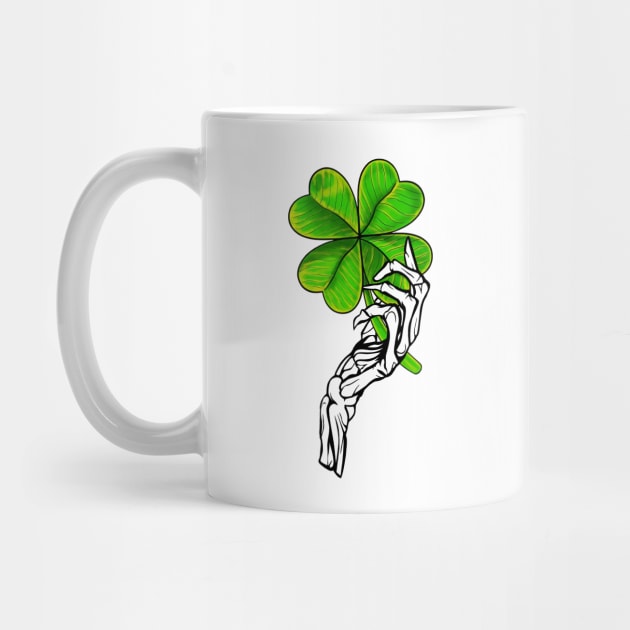 Shamrock Hand Skeleton by Maddalena's